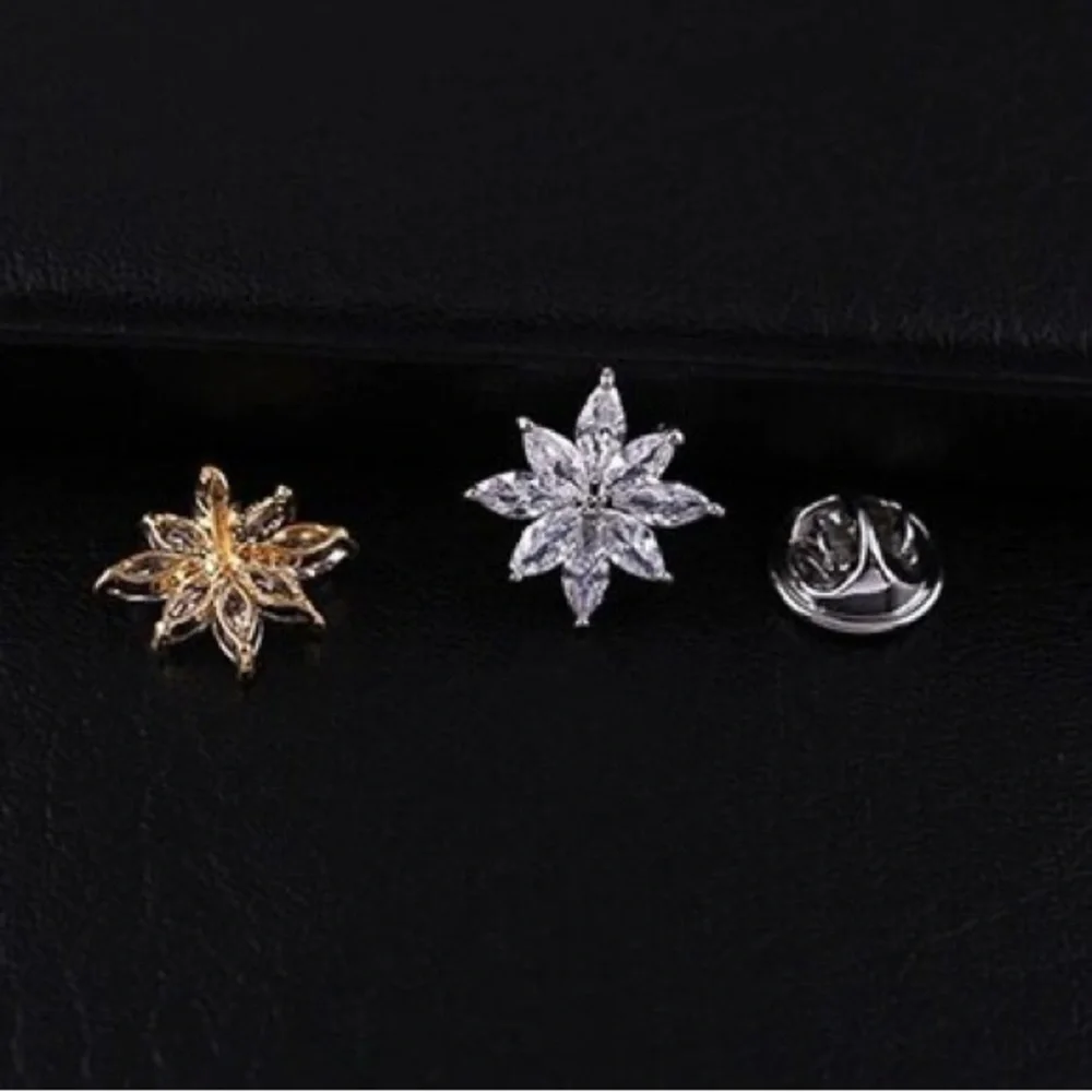 Copper Geometric Style Pin Small Brooch Popular Personality Star